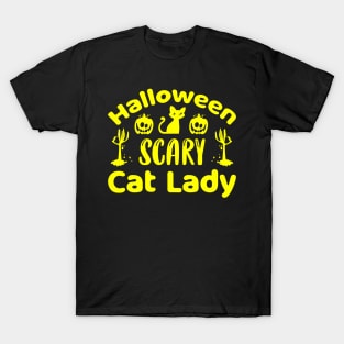 Scary Cat Lady - T-Shirt T-Shirt